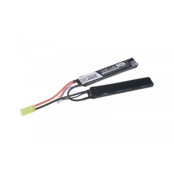 LiPo акумулятор 7,4V 1200mAh 15/30C - Butterfly Configuration